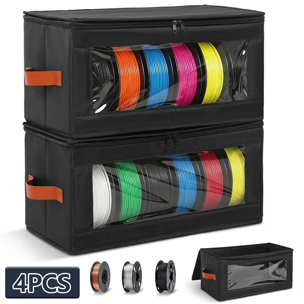 4Pcs Filament Storage Box Larg - Commercial Fabric Printing Machine 评论和价格