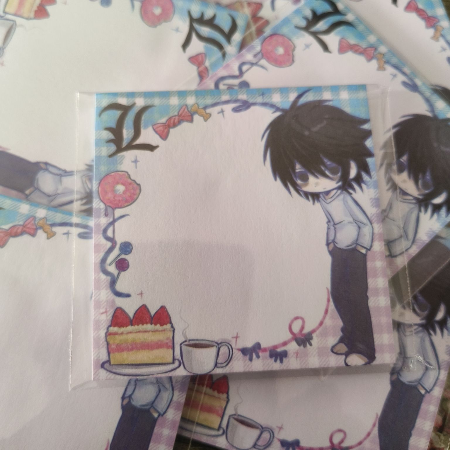 Death Note L Anime Memo Pad Cu - Printer Paper 评论和价格